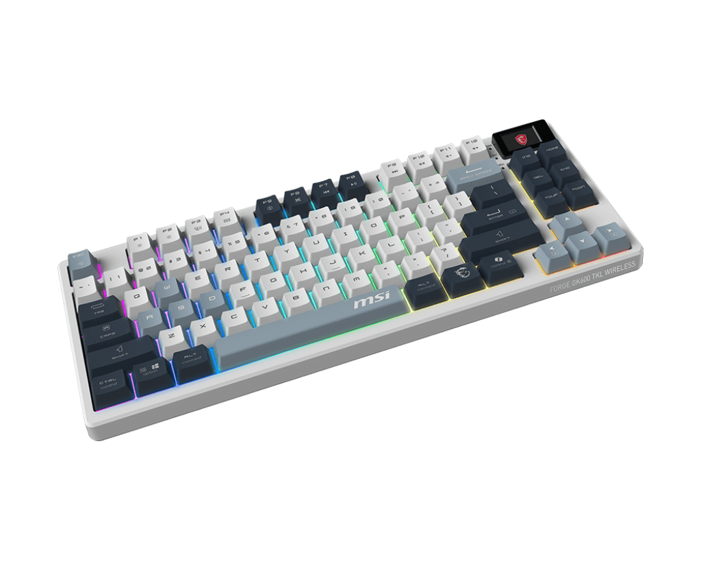 MSI FORGE GK600 TKL WIRELESS SKY KEYBOARD Aussie Custom Computers