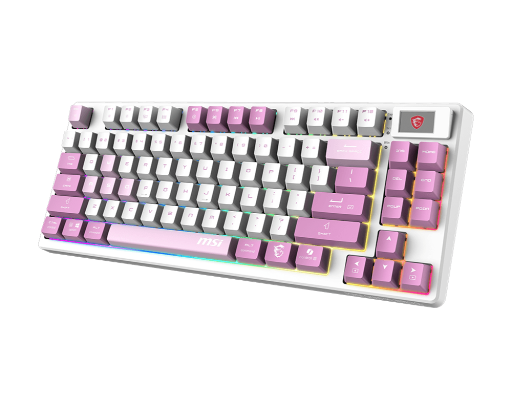 MSI FORGE GK600 TKL WIRELESS VIOLET KEYBOARD Aussie Custom Computers