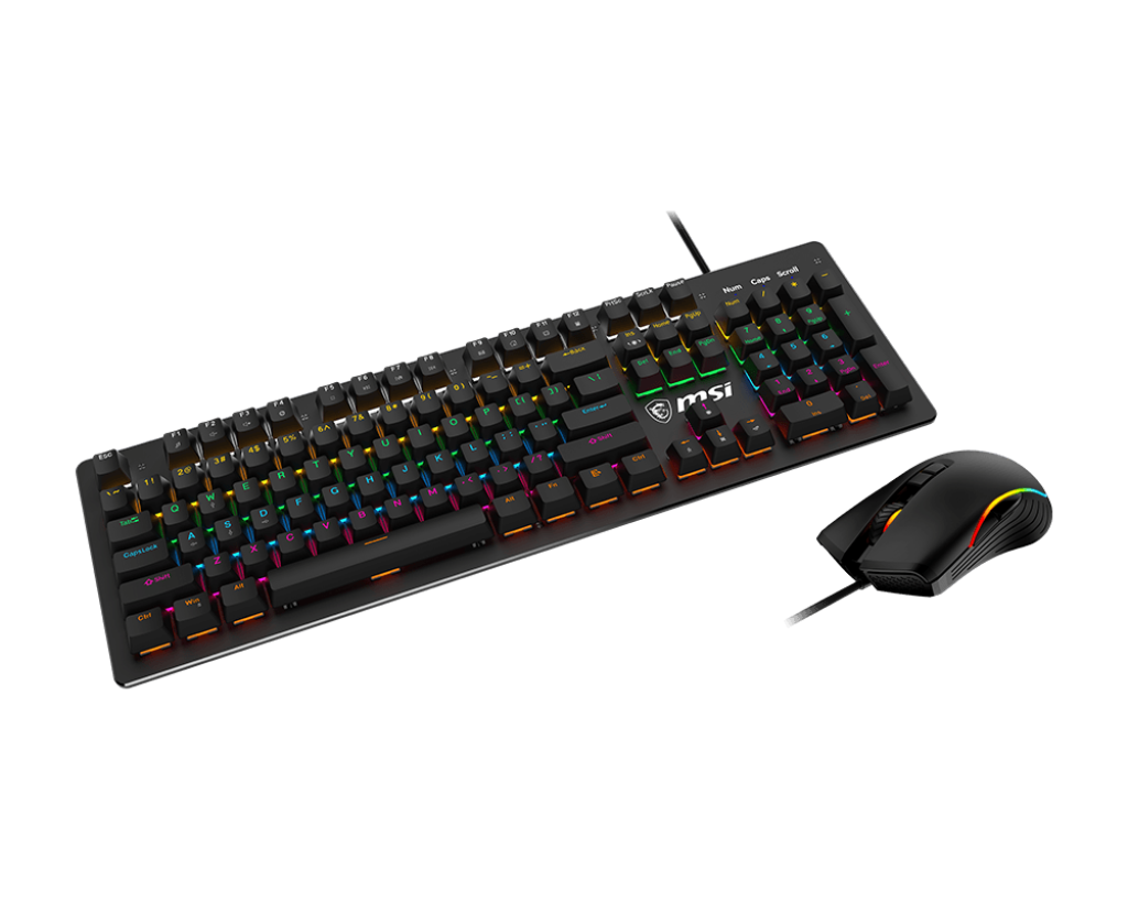 COMBO PACK MSI FORGE GK300 GAMING KEYBOARD & MOUSE Aussie Custom Computers