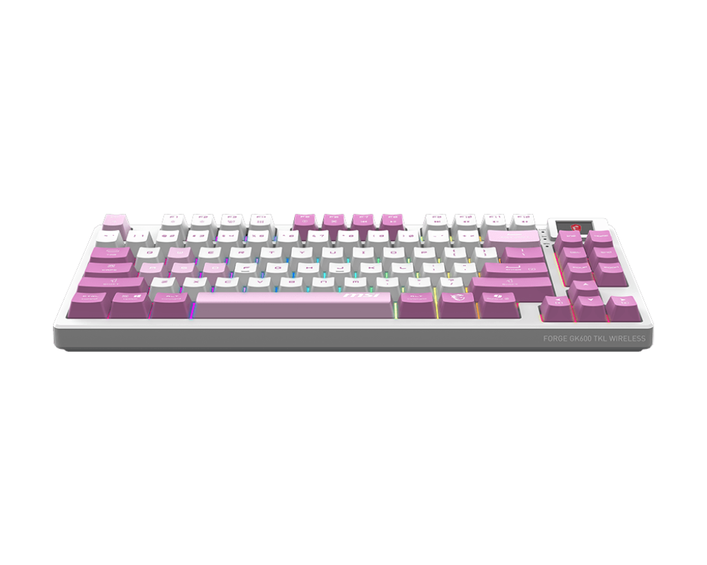 MSI FORGE GK600 TKL WIRELESS VIOLET KEYBOARD Aussie Custom Computers