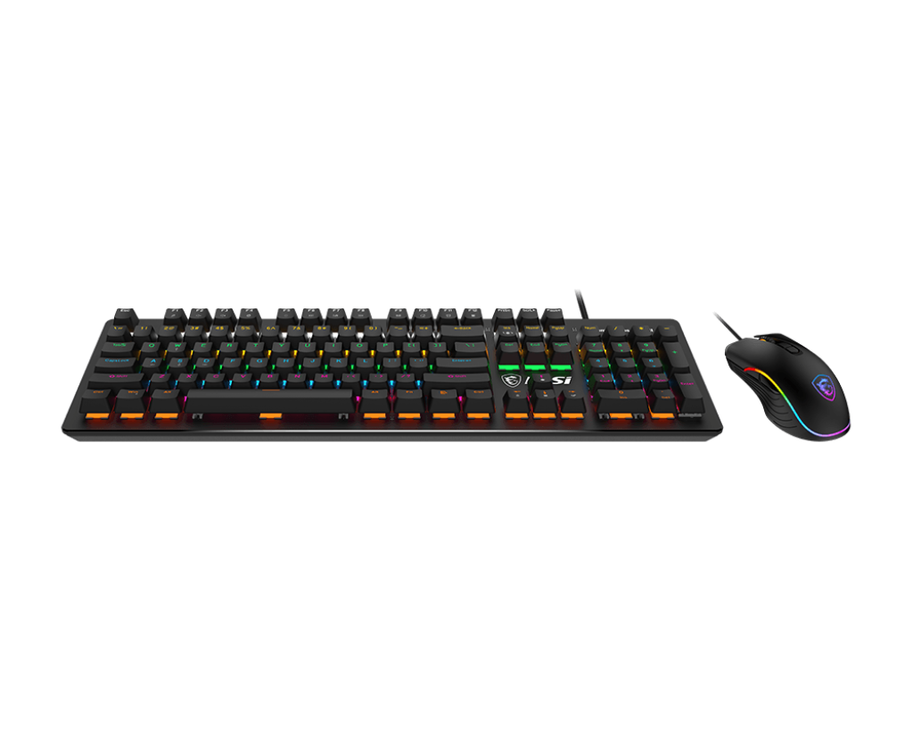 COMBO PACK MSI FORGE GK300 GAMING KEYBOARD & MOUSE Aussie Custom Computers
