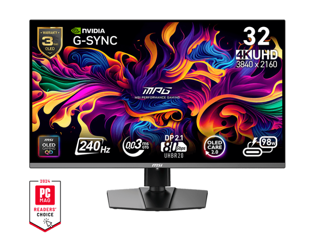 32" MSI MPG 322URX QD-OLED (4K UHD) GAMING MONITOR Aussie Custom Computers