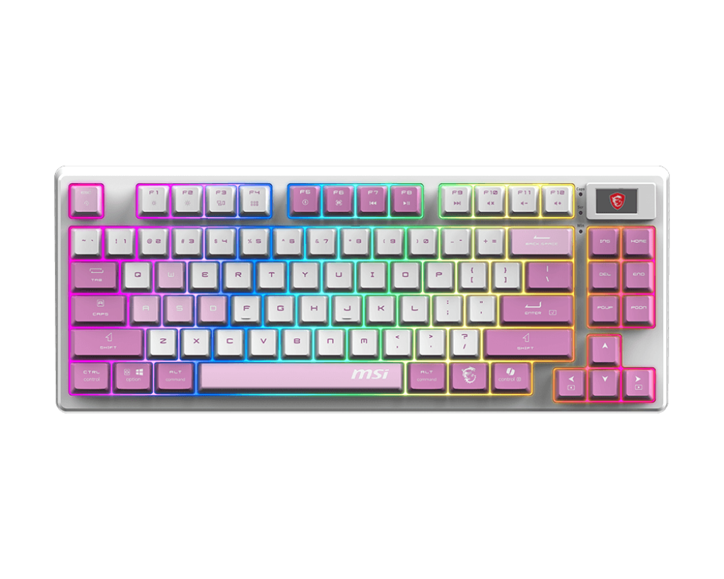 MSI FORGE GK600 TKL WIRELESS VIOLET KEYBOARD Aussie Custom Computers