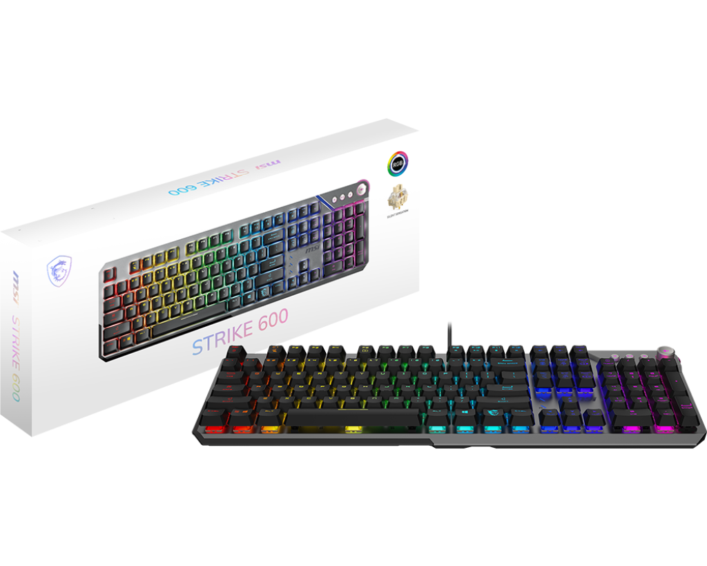 MSI STRIKE 600 SILENT GAMING KEYBOARD Aussie Custom Computers