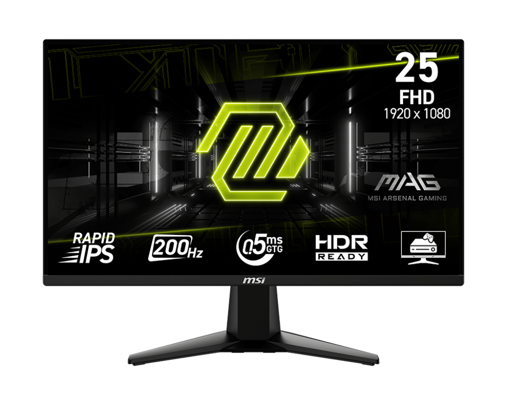25" MSI MAG 255F E20 (FHD) GAMING MONITOR Aussie Custom Computers