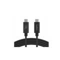Belkin Connect USB4 USB-C to USB-C Cable (2M) - Black (INZ004BT2MBK), 5A/240W, 20Gbps,4K@60Hz, Thunderbolt 4, USB-IF Certified,2 Years Warranty