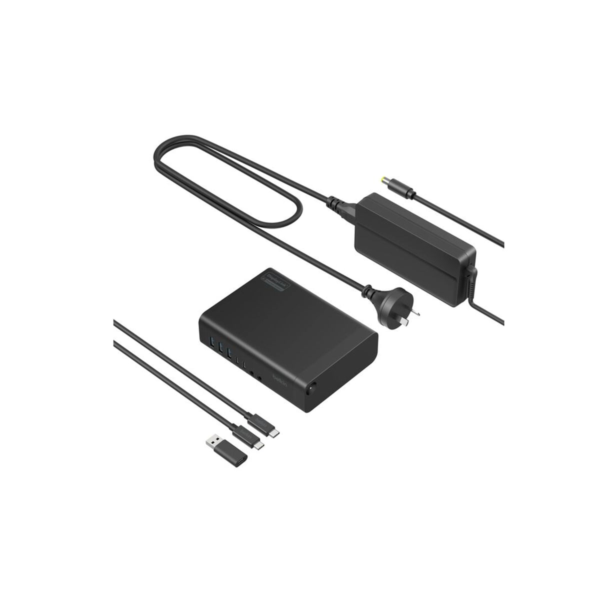 Belkin Connect Universal 16-Port Triple Display USB-C Dock w/ 180W Power Adapter -Black(INC029auBK),140W PD,10Gbps,3×HDMI 2.0,4K@60Hz,3 Years Warranty