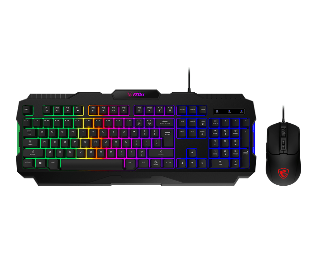 MSI FORGE GK100 GAMING KEYBOARD & MOUSE COMBO PACK Aussie Custom Computers