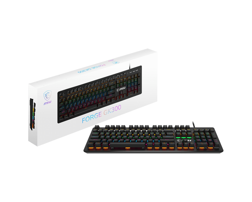 MSI FORGE GK300 MECHANICAL GAMING KEYBOARD Aussie Custom Computers
