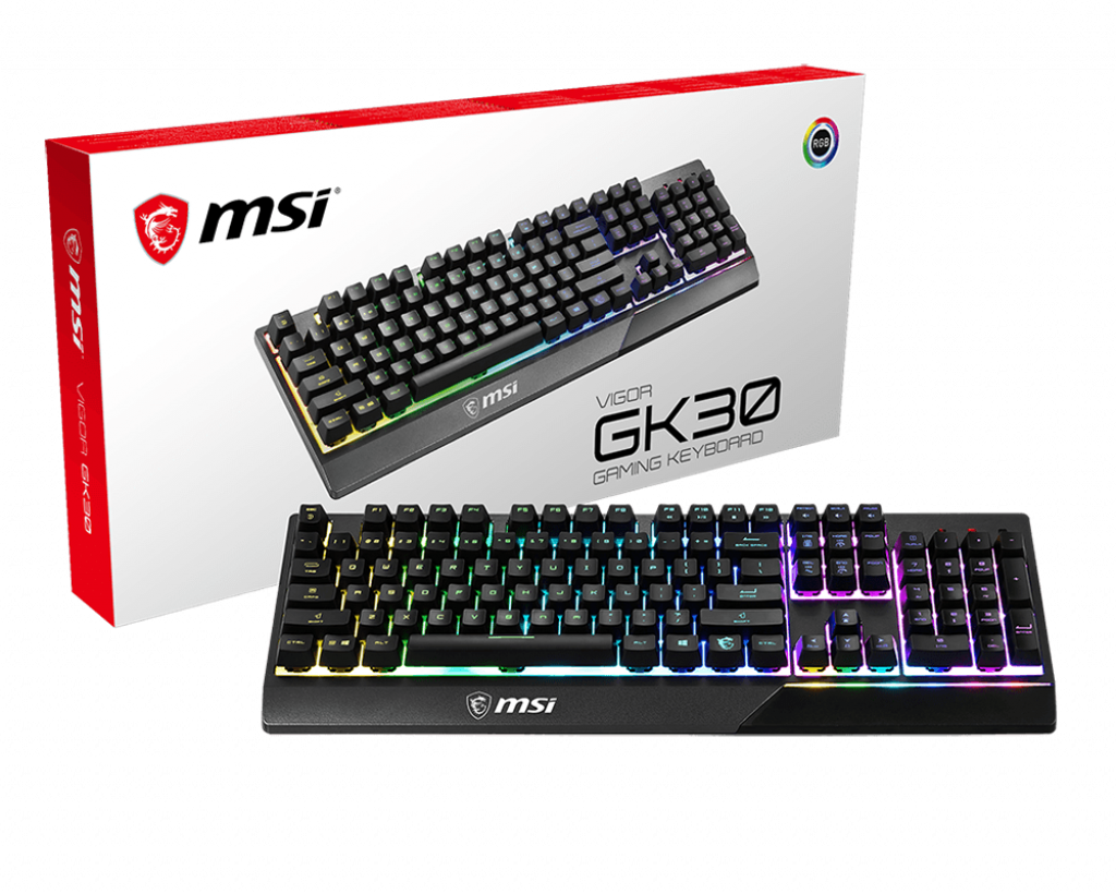 MSI VIGOR GK30 GAMING KEYBOARD Aussie Custom Computers