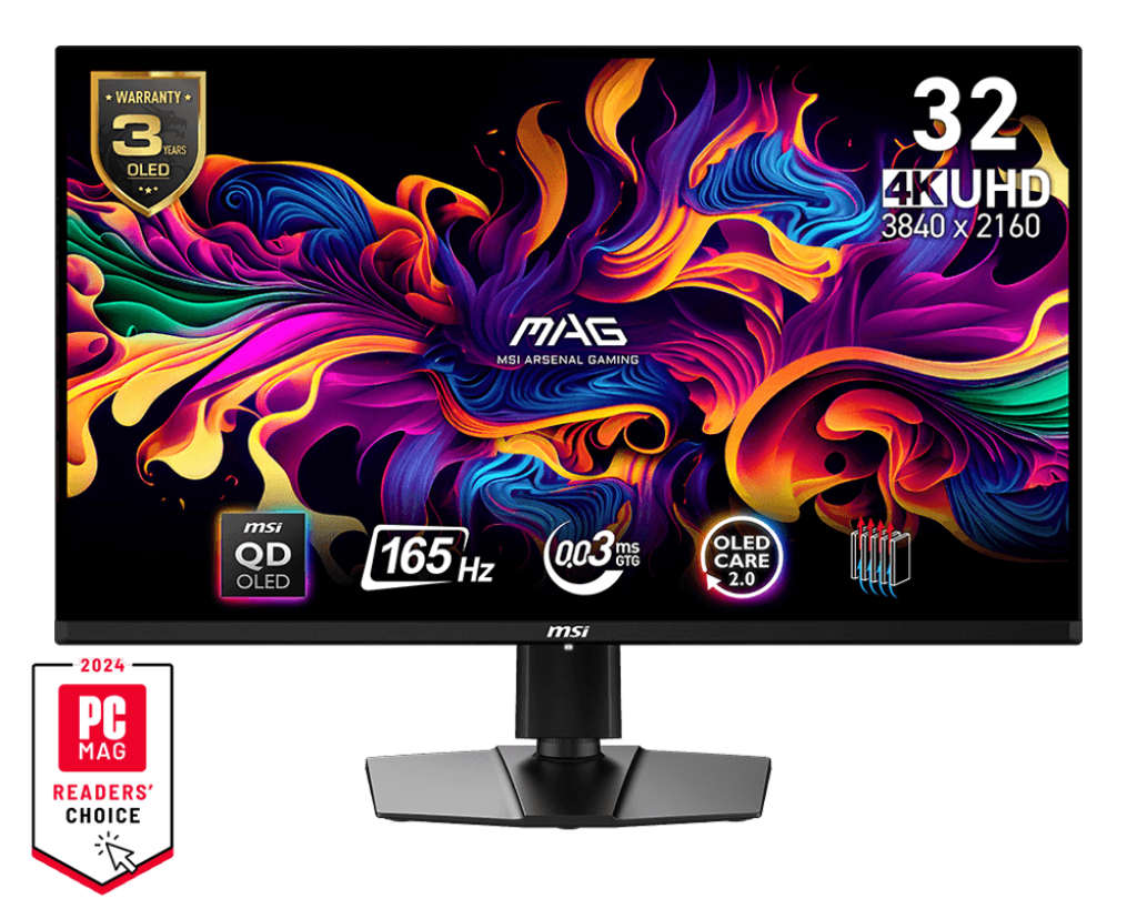 32" MSI MAG 321UP QD-OLED (4K UHD) GAMING MONITOR Aussie Custom Computers
