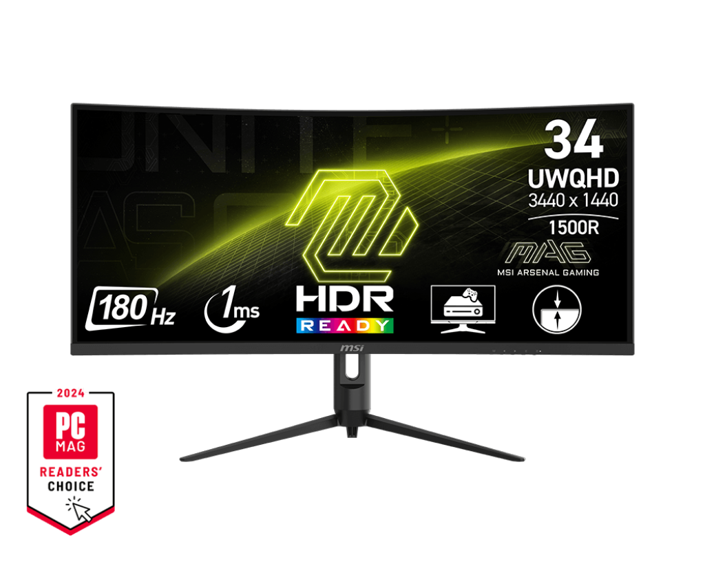 34" MSI MAG 342CQR E2 (UWQHD) GAMING MONITOR Aussie Custom Computers