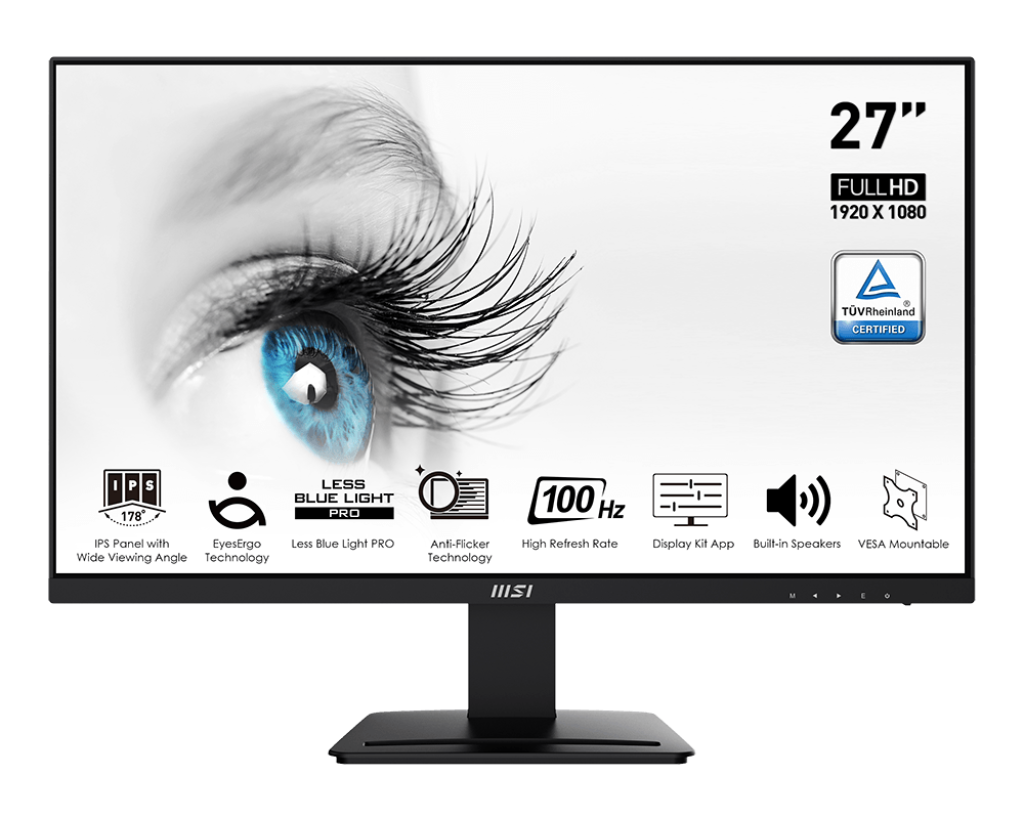 27" MSI PRO MP273A (FHD) MONITOR Aussie Custom Computers