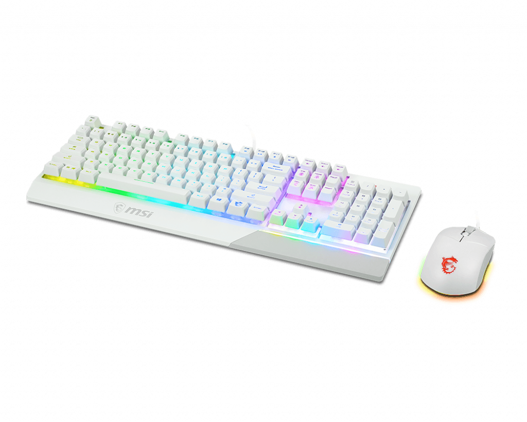 MSI VIGOR GK30 WHITE GAMING KEYBOARD & MOUSE COMBO PACK Aussie Custom Computers