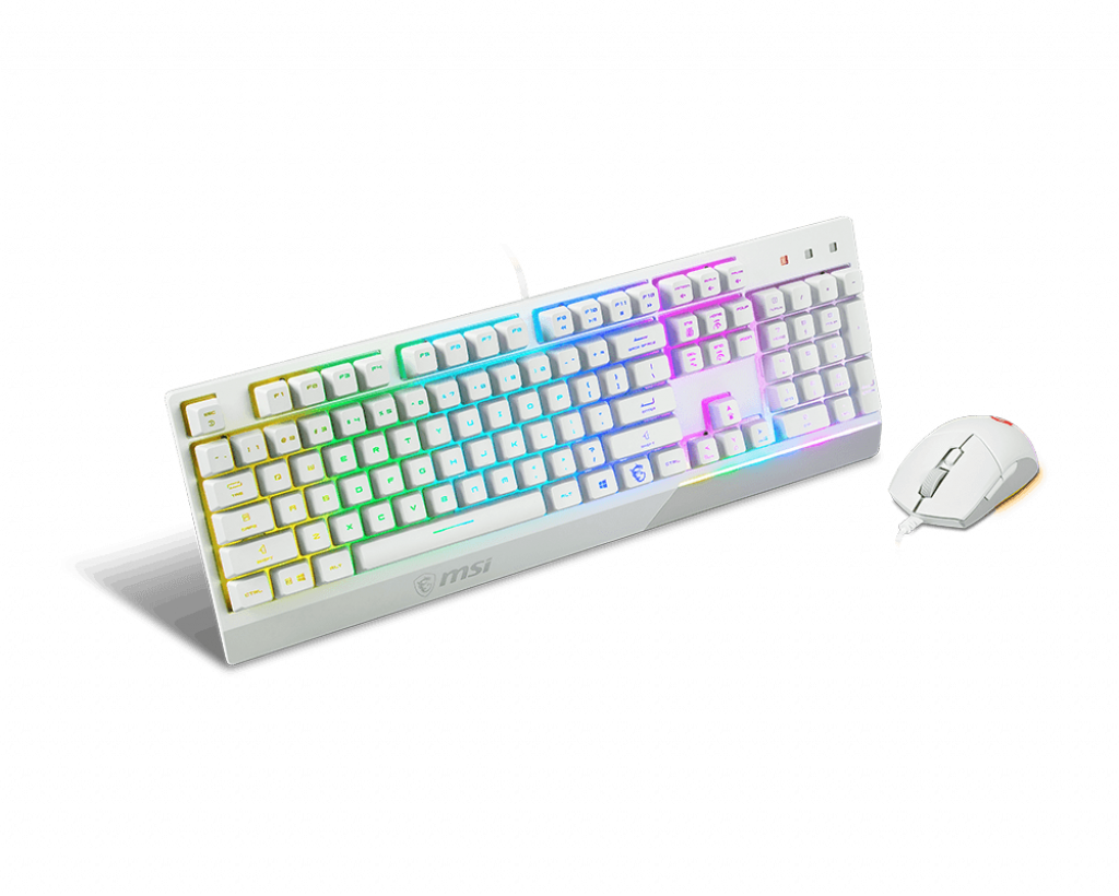 MSI VIGOR GK30 WHITE GAMING KEYBOARD & MOUSE COMBO PACK Aussie Custom Computers